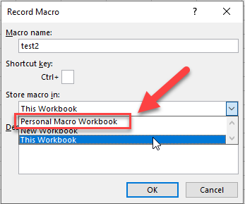 excel for mac 16 location of personal macro workbook